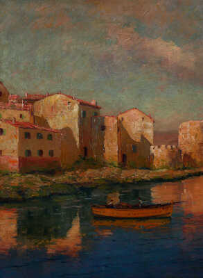 Исайлов Александр. Вид на Антибы 